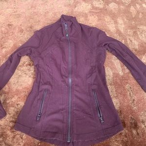 Lululemon burgundy define jacket.